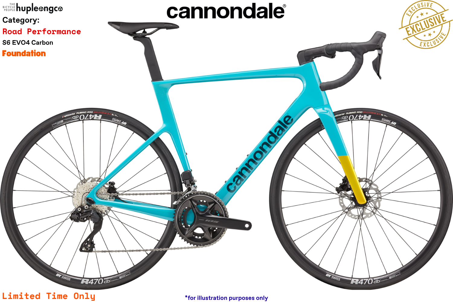 Cannondale SuperSix Evo4 Carbon 3 - VGN - Viper Green | Hup Leong